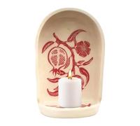 Gvblkq Wall Niche - Floating Display Shelf, Wooden Hanging Organizer, Elegant Spiritual Sanctuary, Mountable Storage for Relics, Home Decor & Furniture, Small Brown Stained Pine