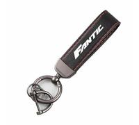 GVFKMNX Auto Portachiavi,per Fantic Caballero Flat Track 125 250 500 Portachiavi Logo Leggero Resistente Portachiavi Portachiavi in Pelle Personalizzato Accessori,Red