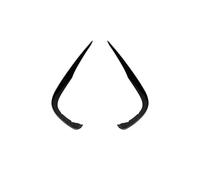 GVFNFE Auto Spoiler per Mercedes Benz E-Class w213 c238 2016-2020 Spoiler Paraurti Anteriore Diffusore Presa d'Aria Auto Accessori,Bright Black