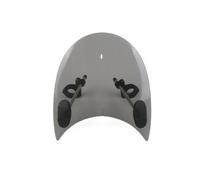 GVGFKPKZAY Per Parabrezza Moto Royal Enfield Guerrilla 450, Spoiler Regolabile Visiera Schermo Cupolino Paravento(Light Smoke)