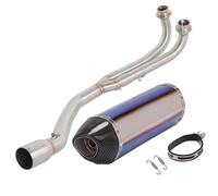 GVGFKPKZAY Per Y&AMAHA TMAX 500 T-MAX 500 2001-2007 Tubo Di Collegamento Anteriore Per Scarico Moto collegamento intermedio Moto(Type C1)