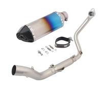 GVGFKPKZAY Per Zontes GK350 GK350R GK 350 X S T Tubo Di Collegamento Anteriore Per Scarico Moto collegamento intermedio Moto(Type B)