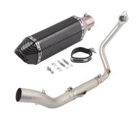 GVGFKPKZAY Per Zontes GK350 GK350R GK 350 X S T Tubo Di Collegamento Anteriore Per Scarico Moto collegamento intermedio Moto(Type E)