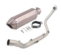 GVGFKPKZAY Per Zontes GK350 GK350R GK 350 X S T Tubo Di Collegamento Anteriore Per Scarico Moto collegamento intermedio Moto(Type C)