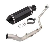 GVGFKPKZAY Per Zontes GK350 GK350R GK 350 X S T Tubo Di Collegamento Anteriore Per Scarico Moto collegamento intermedio Moto(Type A)