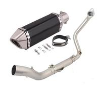 GVGFKPKZAY Per Zontes GK350 GK350R GK 350 X S T Tubo Di Collegamento Anteriore Per Scarico Moto collegamento intermedio Moto(Type G)