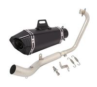 GVGFKPKZAY Per Zontes ZT125 U1 G1 Z1 Z2 2021-2025 Tubo Di Collegamento Anteriore Per Scarico Moto collegamento intermedio Moto(Type K)