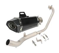 GVGFKPKZAY Per Zontes ZT125 U1 G1 Z1 Z2 2021-2025 Tubo Di Collegamento Anteriore Per Scarico Moto collegamento intermedio Moto(Type S1)