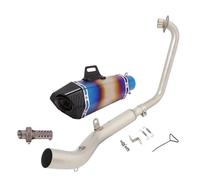 GVGFKPKZAY Per Zontes ZT125 U1 G1 Z1 Z2 2021-2025 Tubo Di Collegamento Anteriore Per Scarico Moto collegamento intermedio Moto(E)