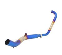 GVGFKPKZAY Per Zontes ZT125 U1 G1 Z1 Z2 2021-2025 Tubo Di Collegamento Anteriore Per Scarico Moto collegamento intermedio Moto(B1)