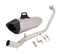 GVGFKPKZAY Per Zontes ZT125 U1 G1 Z1 Z2 2021-2025 Tubo Di Collegamento Anteriore Per Scarico Moto collegamento intermedio Moto(Type A)