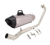 GVGFKPKZAY Per Zontes ZT125 U1 G1 Z1 Z2 2021-2025 Tubo Di Collegamento Anteriore Per Scarico Moto collegamento intermedio Moto(Type E)