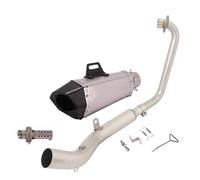 GVGFKPKZAY Per Zontes ZT125 U1 G1 Z1 Z2 2021-2025 Tubo Di Collegamento Anteriore Per Scarico Moto collegamento intermedio Moto(B)