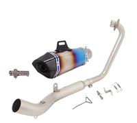 GVGFKPKZAY Per Zontes ZT125 U1 G1 Z1 Z2 2021-2025 Tubo Di Collegamento Anteriore Per Scarico Moto collegamento intermedio Moto(G1)