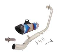 GVGFKPKZAY Per Zontes ZT125 U1 G1 Z1 Z2 2021-2025 Tubo Di Collegamento Anteriore Per Scarico Moto collegamento intermedio Moto(L)