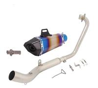 GVGFKPKZAY Per Zontes ZT125 U1 G1 Z1 Z2 2021-2025 Tubo Di Collegamento Anteriore Per Scarico Moto collegamento intermedio Moto(H1)