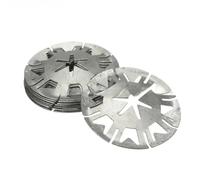 GVGMTAEAVZ 5/10/15/20 pezzi Scudo termico for scarico sottoscocca Rondella elastica in metallo Dado Morsetto metallico isolante Clip di fissaggio Ricambi auto(Silver-20pcs)