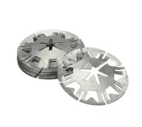 GVGMTAEAVZ 5/10/15/20 pezzi Scudo termico for scarico sottoscocca Rondella elastica in metallo Dado Morsetto metallico isolante Clip di fissaggio Ricambi auto(Silver-10pcs)