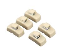 GVGMTAEAVZ 5 pezzi di ganci for aletta parasole for auto, rivetti, staffa for pannello for, supporto for gancio 443857562B, adatto for Audi A2 A3 A4 B6 A5 Cabriolet