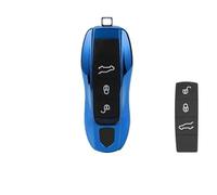 GVGMTAEAVZ Guscio chiave telecomando auto in oro specchiato, adatto for Porsche 911 Carrera Panamera Boxster Cayman Cayenne Macan Portachiavi(B)