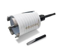 GVHAKG Corona diamantata da 68 mm, M16 SDS-Plus con segmenti diamantati a matrice da 10 mm, corona con punta di centraggio, 10 x 120 mm, per cemento armato, cemento, mattoni e pietra