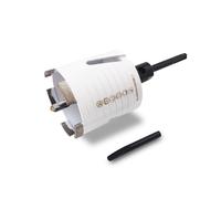 GVHAKG Corona diamantata da 82 mm, M16 SDS-Plus con segmenti diamantati a matrice da 10 mm, corona con punta di centraggio, 10 x 120 mm, per cemento armato, cemento, mattoni e pietra