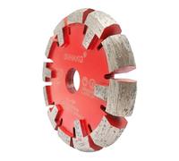 GVHAKG Tuck Point,Lama diamantata per riscaldamento a pavimento, pavimenti in cemento molto duri e rimozione, altezza segmento 12 mm, taglio a secco premium (120x16x22.23 mm)
