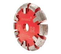 GVHAKG Tuck Point,Lama diamantata per riscaldamento a pavimento, pavimenti in cemento molto duri e rimozione, altezza segmento 12 mm, taglio a secco premium (120x17x22.23 mm)