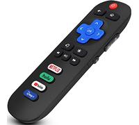 Gvirtue Telecomando di ricambio per tutte le TV Roku, compatibile per TCL, Hisense, Sharp, Insignia, ONN, Element, Westinghouse, Philips Roku Series Smart TV, con Netflix, Hulu, YouTube, Disney+