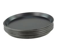 GVK ECO 10 teglie per pizza rotonda in lamiera blu, Ø 32 cm, qualità professionale