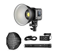 GVM 80W luce video con softbox, Controllo app 2700K-7500K LED Studio luce permanente per la fotografia, Bi-Color luce fotografica con 8 effetti di luce per video YouTube Studio live Streaming, CRI97