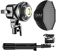 GVM 80W Luce Video LED 5600K Illuminazione per Studio Fotografico a LED con Supporto Bowens, Treppiede,CRI97+ Illuminazione di Uscita Continua per la Registrazione di Video su YouTube