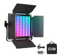 GVM CRI97+ - Pannello di luce video a LED, 800 D, RGB con controllo app, 3200 K-5600 K, luce fissa, 18 effetti luminosi, per video YouTube Film per conferenze, streaming film, CRI97+
