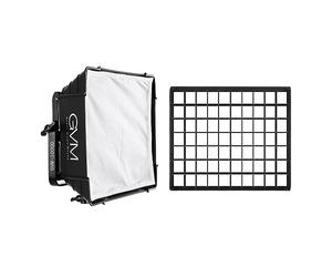 GVM Diffusore Softbox pieghevole con griglia a forma di alveare per luce video RGB 680RS, 880RS, adatto per illuminazione da studio, fotografia di ritratto, illuminazione, pannello LED, giochi,