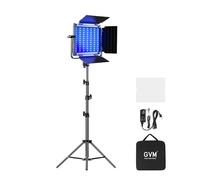 GVM - Luce video a 800D LED, con controllo APP, 3200 K-5600 K, per studio e fotografia, per YouTube Studio, fotografia, video