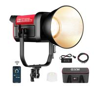 GVM - Luce video a LED, 300 W, 300 W, luce da studio a LED, 65000 Lux/1 m, per video studio, YouTube foto, CRI97+, 12 effetti, 2700 K - 6800 K, controllo DMX/APP