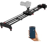 GVM - Slider motorizzato per fotocamera, 120 cm, app professionale in fibra di carbonio Dolly Rail, time-lapse motorizzato e riprese video, Follow Focus Shot e riprese panoramiche a 120 gradi