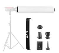 GVM - Softbox gonfiabile pieghevole ad aria, 110 cm, portatile, a forma di Terete, compatibile con GVM 200B/300B/500B/650B e altre luci Bowens per registrazione, ritratti