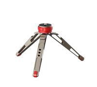 GVM - Treppiede per luce video, regolabile, per vlogger, streamer e fotografi, compatto, robusto, base antiscivolo, compatibile con fotocamere e apparecchi di illuminazione con vite da 1/4"