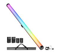 GVM Tubo luminoso a LED RGB da parete, 45W, luce manuale da parete, APP/DMX Control Full Color LED Tube Light, 2700K-10000K, luce fotografica con 12 effetti di scena per riprese video, studio (120 cm)