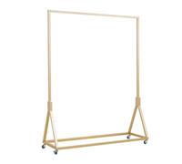 GVNFJKJK Appendiabiti, Appendiabiti, for Esposizione al Dettaglio, for carichi Pesanti, su Ruote, for Negozio, casa, Ufficio, Camera da Letto, Lavanderia(120 * 40 * 160cm)