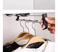 GVNFJKJK Appendiabiti da Interno, Barra Appendiabiti Estensibile for, Camicie, Magliette, Regolabile 25-56 cm(450mm/18inch)