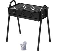 GVNFJKJK Barbecue a carbonella, Griglia for Barbecue for for Esterni all'aperto for Interni a Carbone for Portatile Pieghevole a Facile da Montare e Rimuovere Set Cucina for for