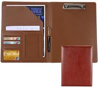 GVNFJKJK Cartelle Professionali Titolare Curriculum Intervista Documento Organizzatore Conferenza Blocco Note Clip Board(Bruin)
