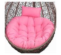 GVNFJKJK Cuscino per Amaca, Cuscino for Sedia, Cuscino Spesso for Sedia a Dondolo sospeso, Cuscino for Sedia Amaca sospesa Anti-deformazione for Esterni, Cuscini for Sedia in Rattan(Pink)