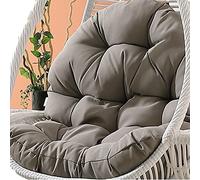 GVNFJKJK Cuscino per Amaca, Solo Cuscino for Sedia sospesa Grande Altalena, Cuscino for Sedia Amaca da Giardino Durevole Resistente al Sole, Cuscino for Sedia dalla Trama Fresca for L'Estate(Grey)