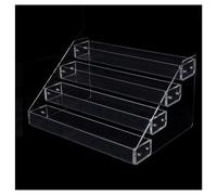 GVNFJKJK Espositore per Snack, Portaoggetti for Sigarette, espositori for da banco, Piccolo ripiano for espositore for Bevande trapezoidale in Acrilico(31 * 27 * 20cm)