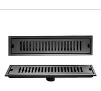 GVNFJKJK Scarico per Pavimento Doccia, Scarico for Doccia lineare con Filtro for Capelli, Scarico a Pavimento for Rettangolare SUS304 Coperchio Rimovibile, scolapiatti e seminterrato(20cm/8'')