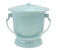 GVNFJKJK Toilette Portatile, Vaso da Camera con Coperchio, WC Portatile Portatile Vasino Portatile for pipì for Bambini, Padella, vasini da Comodino for Adulti e Bambini(Blue)