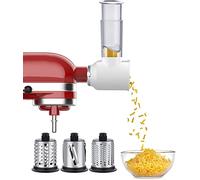 GVODE Accessorio Affettaverdure per Kitchen Aid, Accessorio Grattugia per KitchenAid, Accessorio Grattugia per Formaggio per KitchenAid